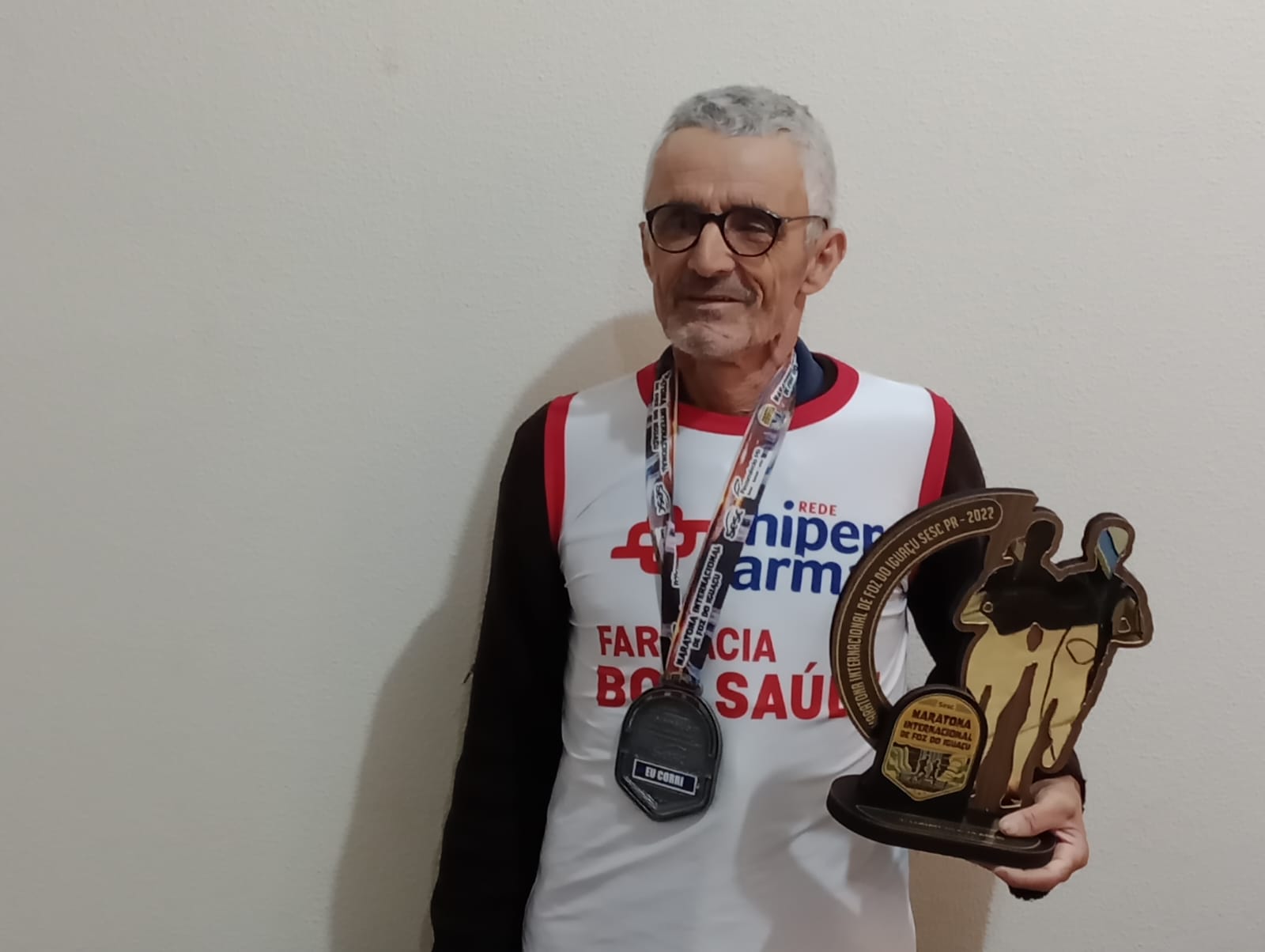 Atleta de Mauá da Serra é novamente destaque na Maratona Internacional de Foz do Iguaçu!       